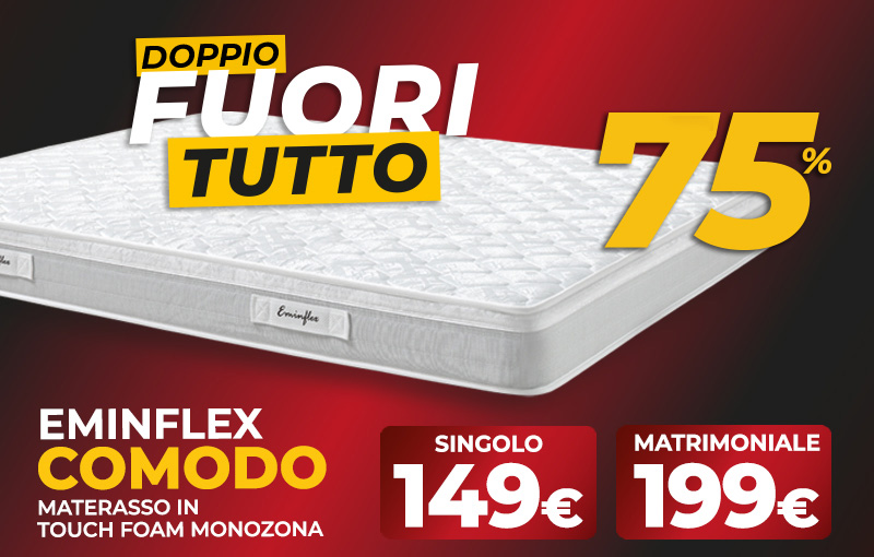 Materasso Comodo scontato del 75%