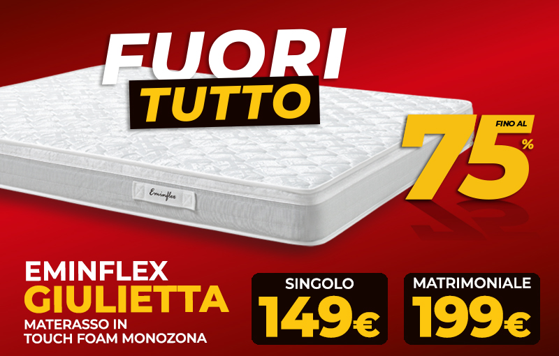 Materasso Giulietta scontato del 75%