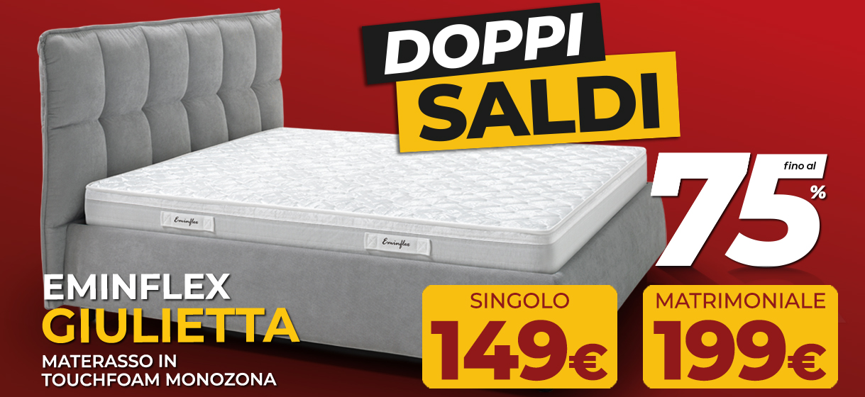 Sconto del 75% sul materasso Eminflex Comodo
