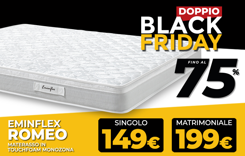 Materasso Romeo scontato del 75%