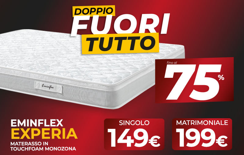 Materasso Experia scontato del 75%