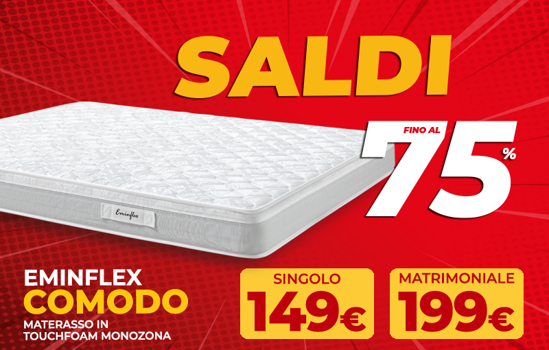 Materasso Comodo scontato del 75%