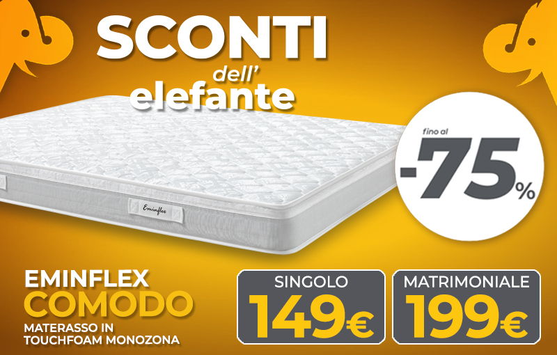 Materasso Comodo scontato del 75%