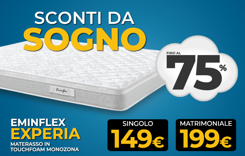 Materasso Experia scontato del 75%