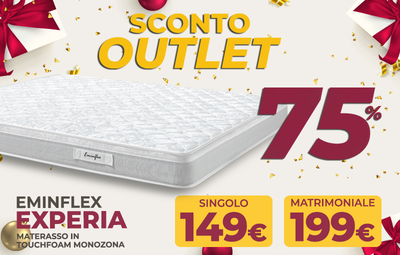 Materasso Experia scontato del 75%
