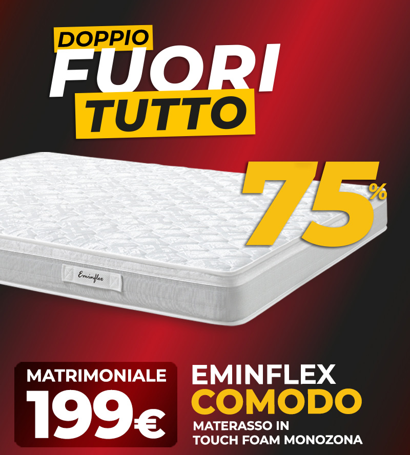 Eminflex offerta materasso matrimoniale Comodo