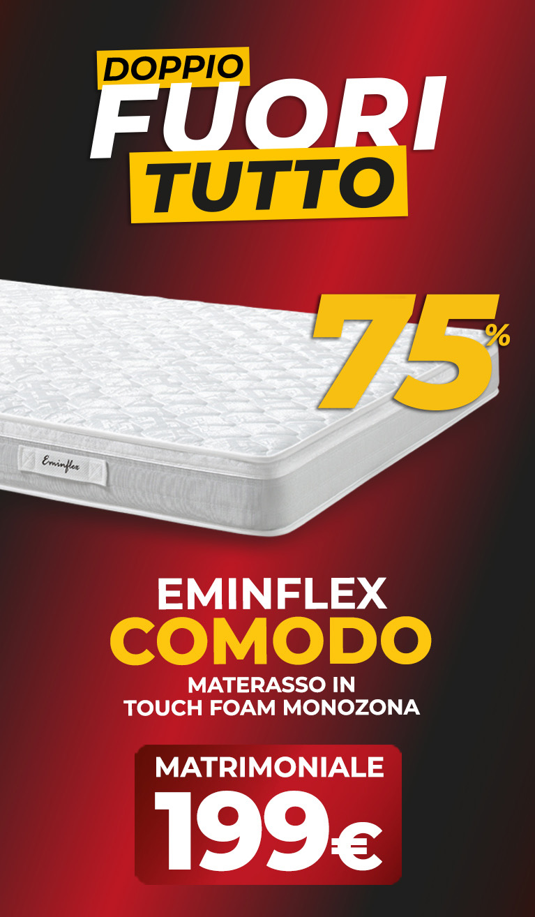 Eminflex offerta materasso Comodo matrimoniale