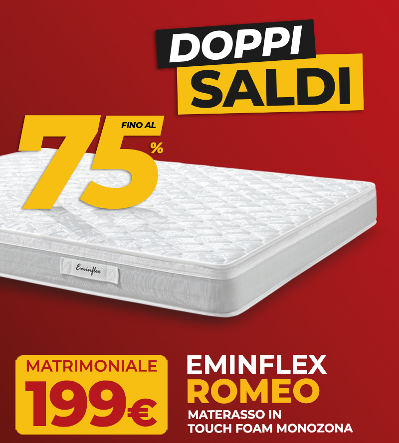 Eminflex offerta materasso matrimoniale Romeo