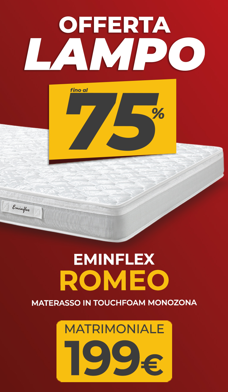 Eminflex offerta materasso Romeo matrimoniale