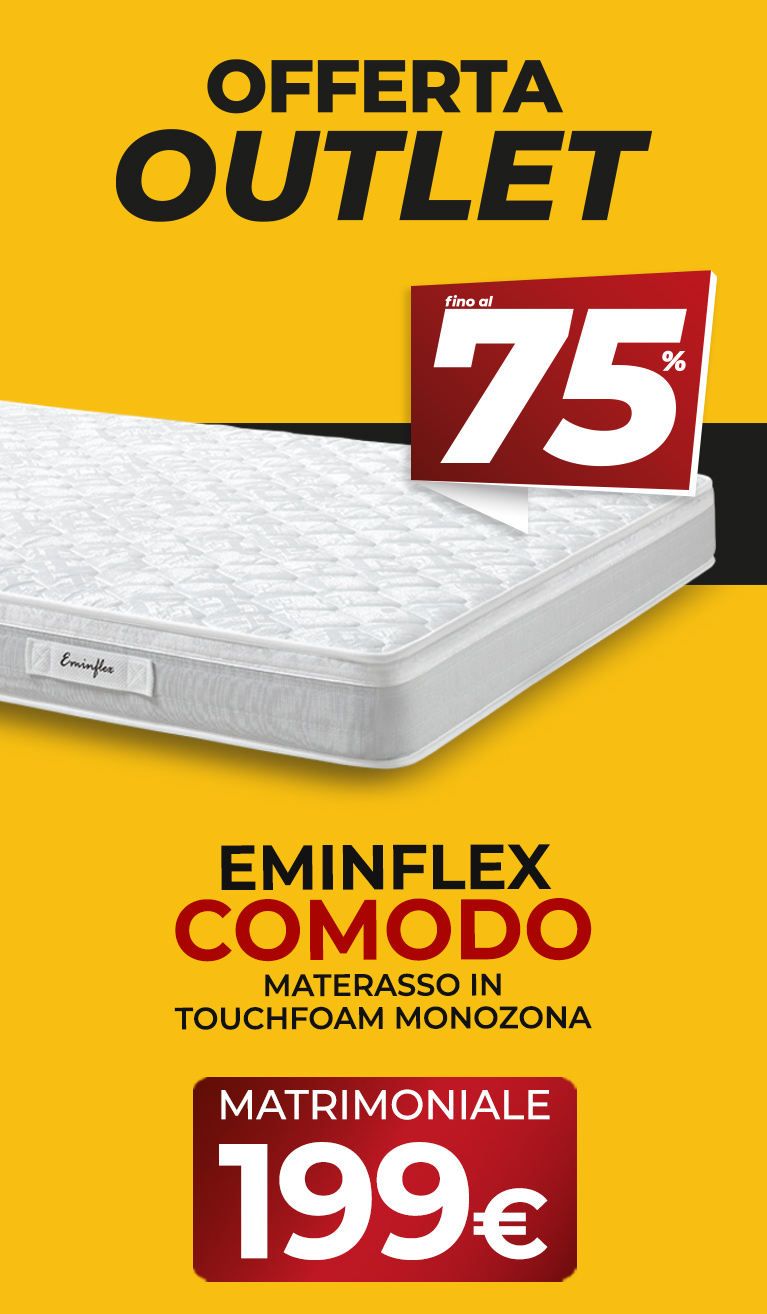 Eminflex offerta materasso Comodo matrimoniale