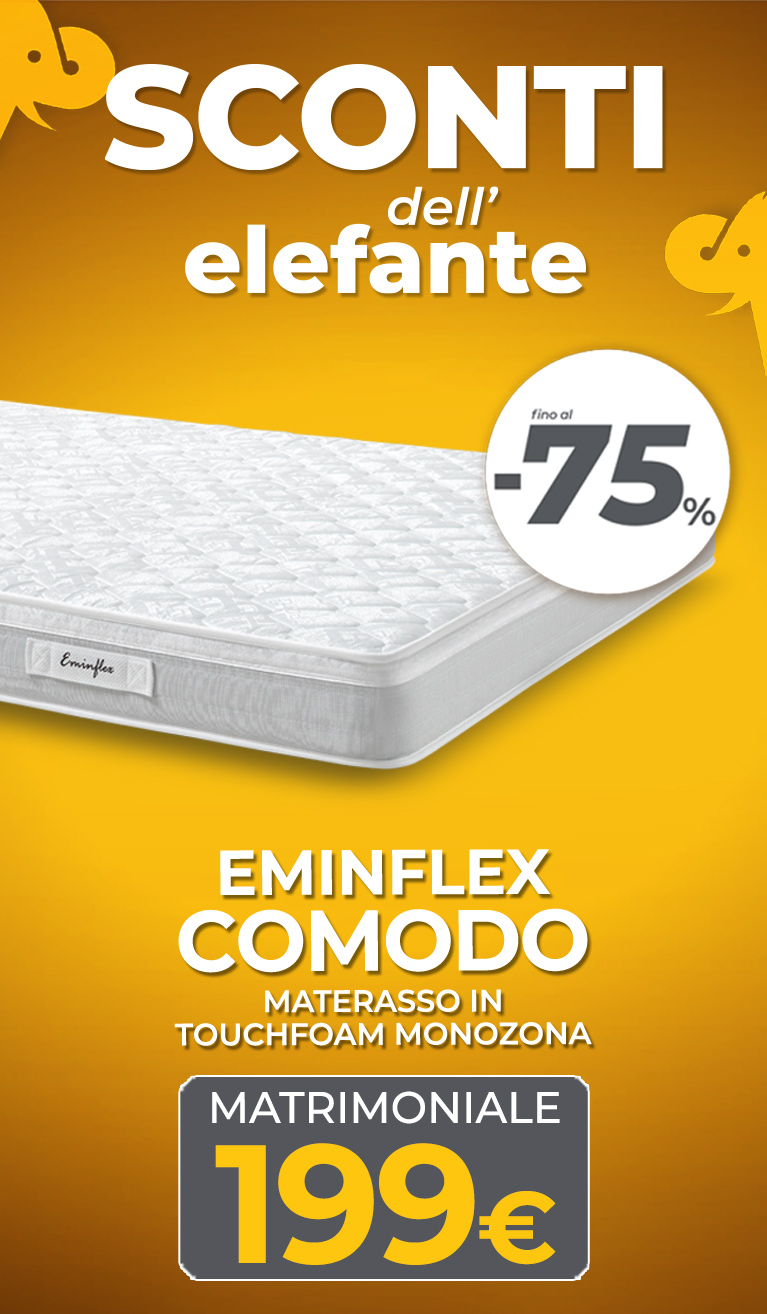 Eminflex offerta materasso Comodo matrimoniale