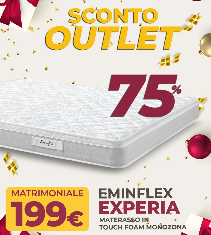 Eminflex offerta materasso matrimoniale Experia
