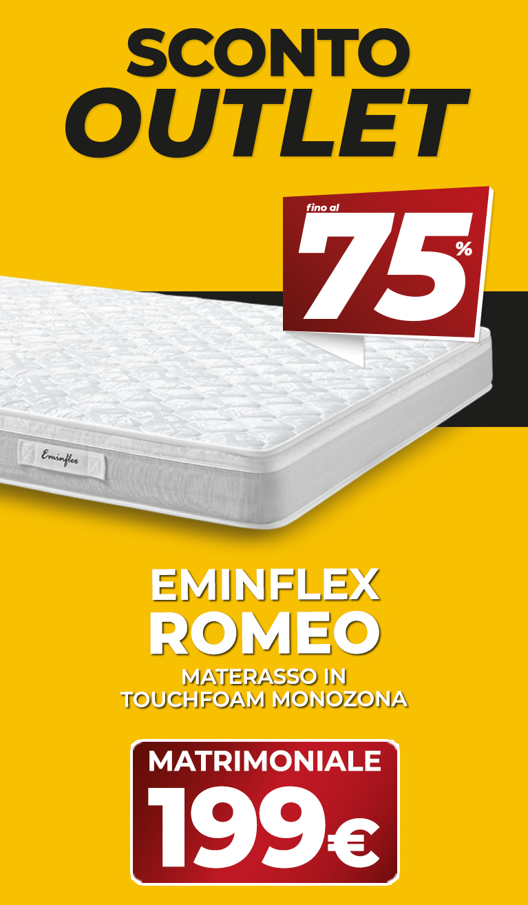 Eminflex offerta materasso Romeo matrimoniale