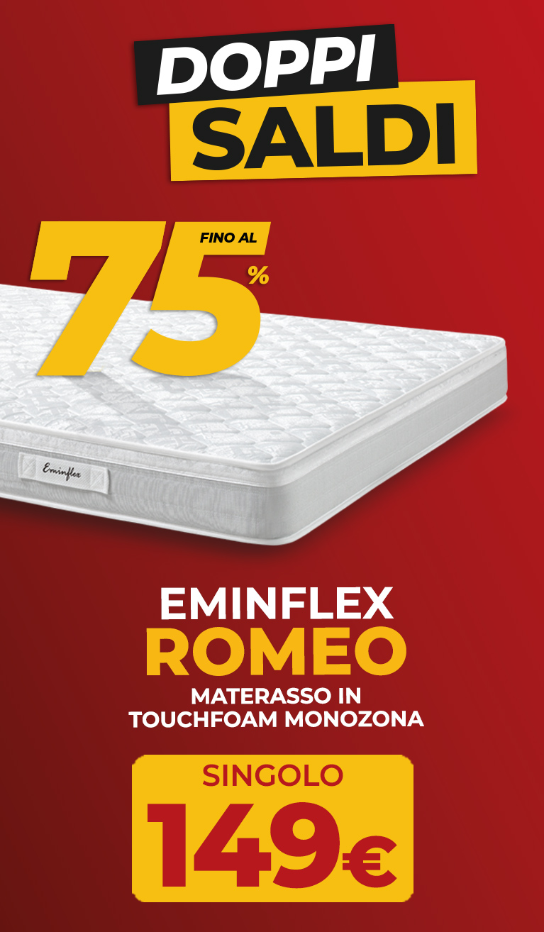 Eminflex offerta materasso Romeo singolo