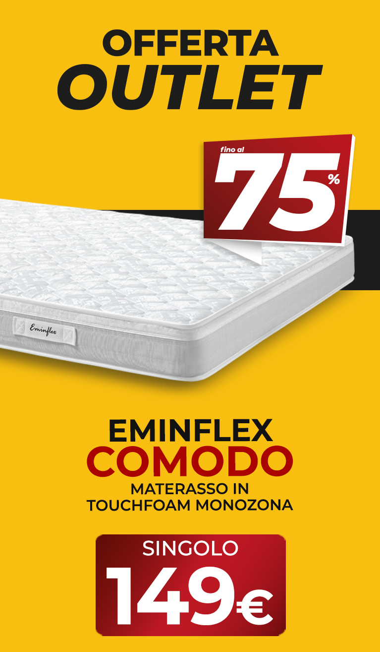 Eminflex offerta materasso Comodo singolo