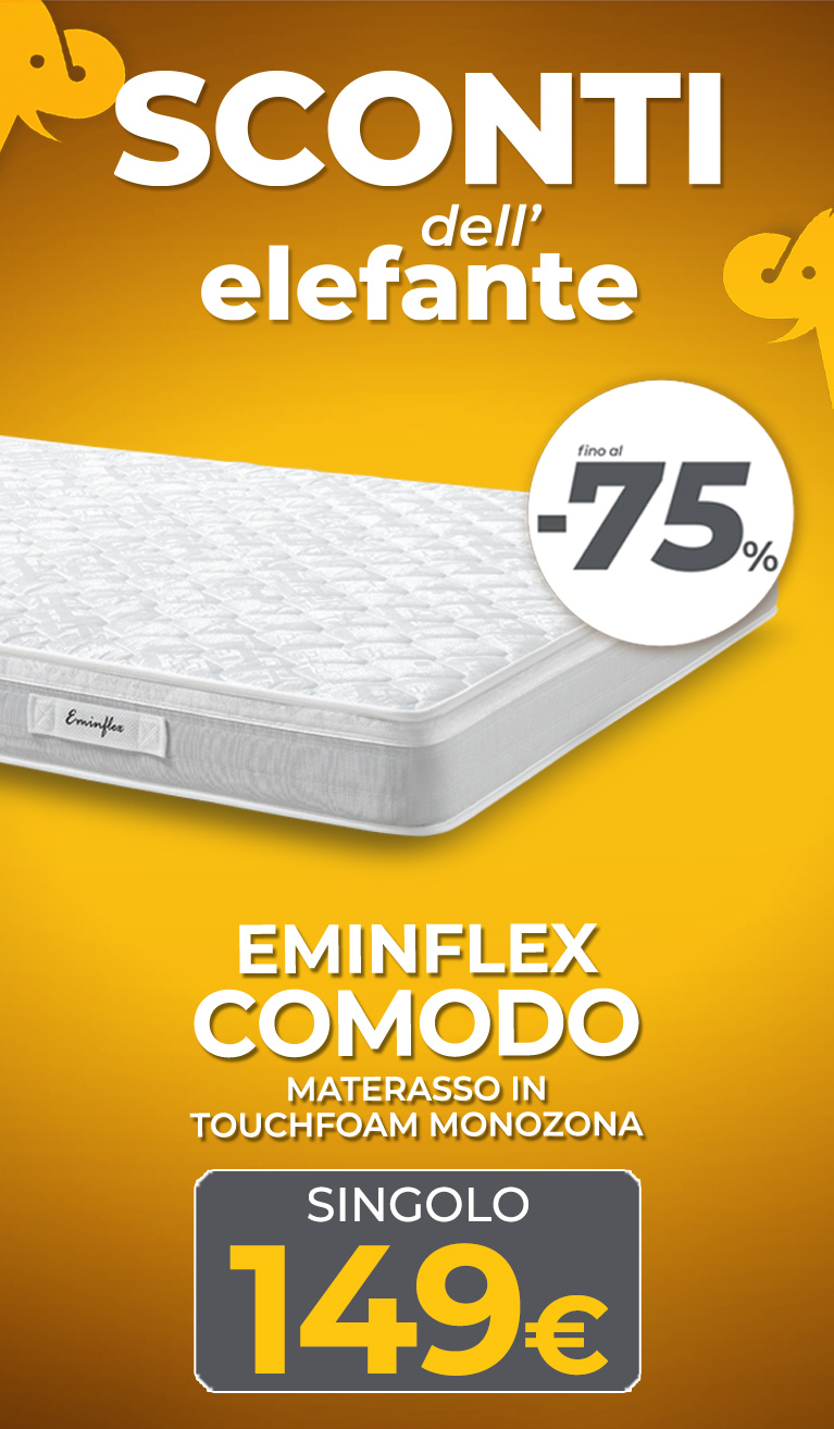 Eminflex offerta materasso Comodo singolo