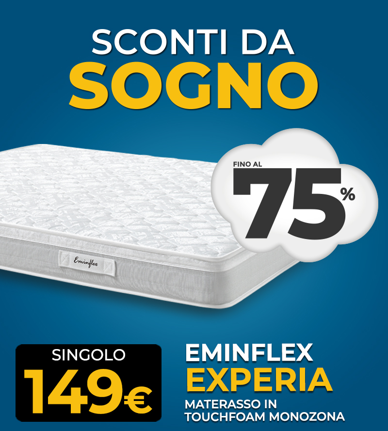 Eminflex offerta materasso Experia singolo